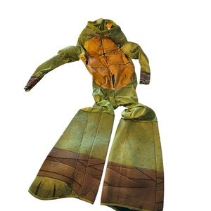 Nickelodeon Green and Brown Superhero Ninja Turtle Costume